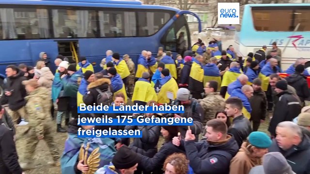 Russland und die Ukraine tauschen Kriegsgefangene aus