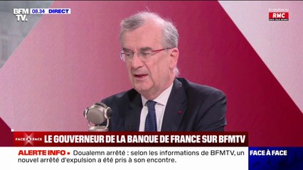 "Ça ne nous a pas inquiétés, c'était prévu": François Villeroy de Galhau justifie les pertes de la Banque de France