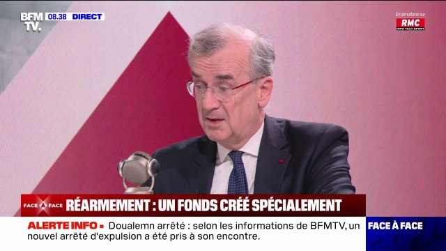 Économie: Nous avons quelqu'un qui marque des buts contre son camp, c'est Donald Trump , indique François Villeroy de Galhau, gouverneur de la Banque de France