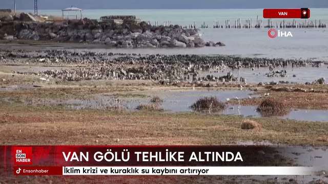 Van Gölü tehlike altında: İklim krizi ve kuraklık su kaybını artırıyor