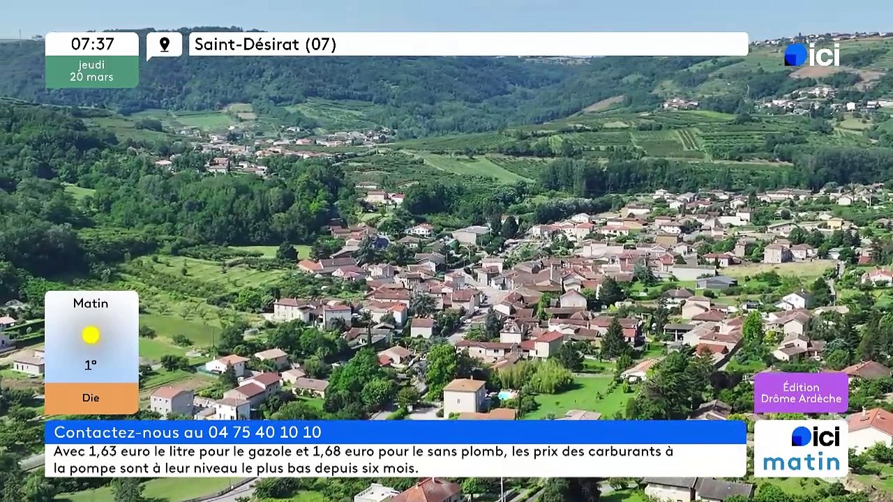 20/03/2025 - ici matin par ici Drôme Ardèche en vidéo