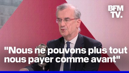 Retraites, effort de défense...L'interview en intégralité de François Villeroy de Galhau