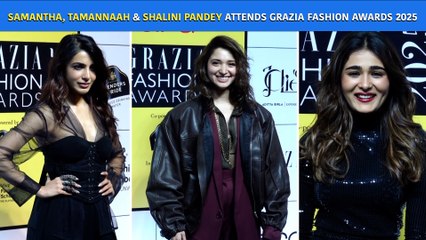 Glamour Overloaded! Samantha, Tamannaah Bhatia & Shalini Pandey Stun At Grazia Fashion Awards 2025!