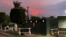 Jay Nehf Video of Santa Anita Fires