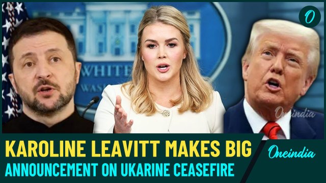 After Explosive Trump-Zelensky Call, Karoline Leavitt Drops Ukraine Ceasefire Bombshell| Full Video