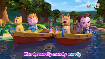 Row Row Row Your Boat + More Nursery Rhymes & Kids Songs ｜ NuNu Tv