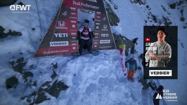 Liam Rivera Snowboard Men Second Place Run - 2025 YETI Xtreme Verbier by Honda