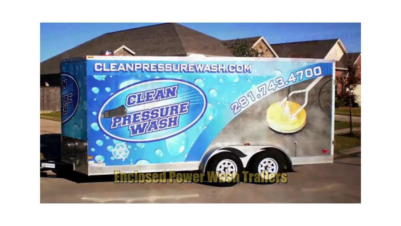 Power Wash Trailer Environmental System 8GPM @ 3000 PSI Pressure Wash Reclaim Unit