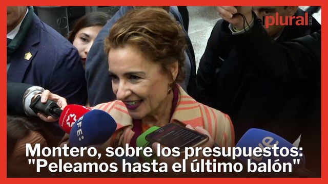 Montero, optimista con presentar los presupuestos en 2025: Peleamos hasta el último balón