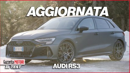 Audi RS3: di traverso con il 5 cilindri da 400 Cv