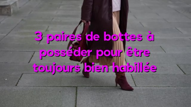 VOICI : Mode : 3 bottes stylées pour être toujours cool
