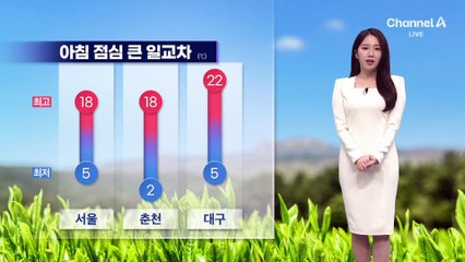 [날씨]‘서울 18도’ 포근…일요일은 ‘5월 초’ 날씨