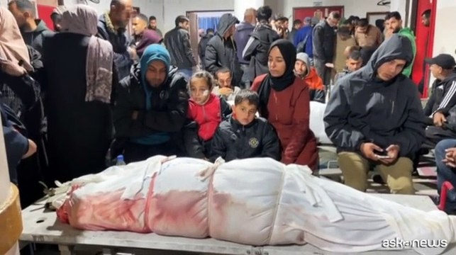 Nel nord della Striscia si piangono le vittime degli attacchi Israele
