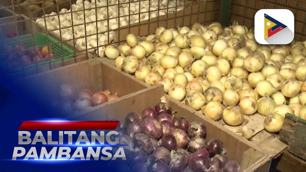 Presyo ng sibuyas at bigas, patuloy na bumababa