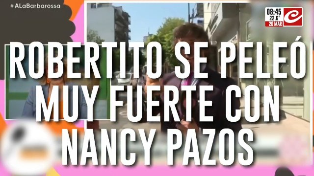 Tremendo cruce entre Robertito Funes y Nancy Pazos en pleno programa