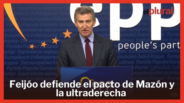 Feijóo defiende el pacto de Mazón con la ultraderecha en la Comunidad Valenciana