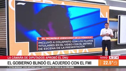 La Fórmula 1 incluyó a Colapinto en la presentación de los pilotos titulares