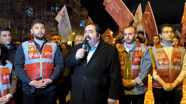 Malatyalı yurttaşlardan Ekrem İmamoğlu’na destek yürüyüşü