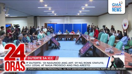 VP Duterte - FPRRD arrested to 'demolish political opponents' | 24 Oras