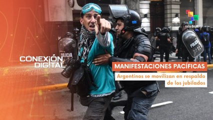 Conexión Digital 20-03 Jubilados exigen pensiones dignas en Argentina