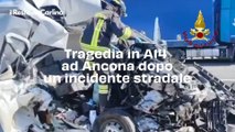 Tragedia in A14 ad Ancona dopo un incidente stradale: il video