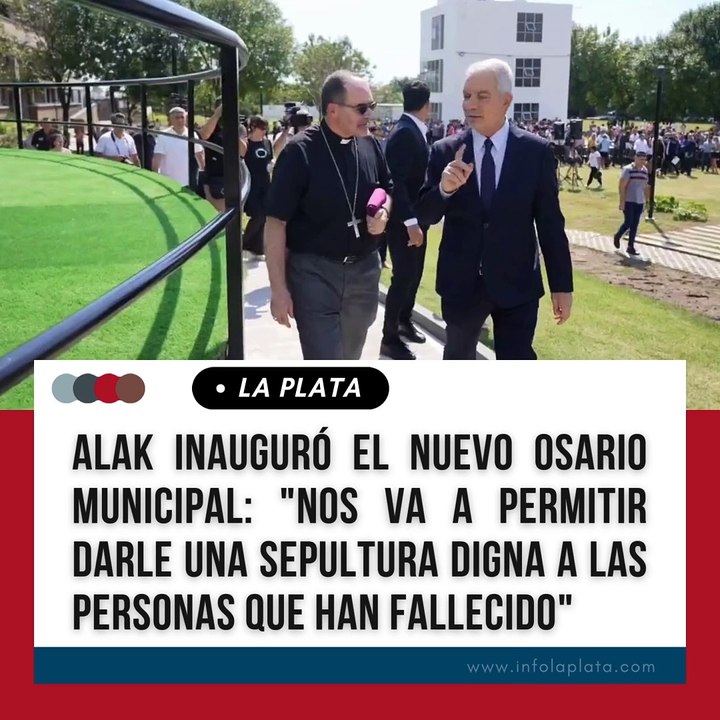 Alak inauguró el nuevo osario municipal: «nos va a permitir darle una sepultura digna a las personas que han fallecido»