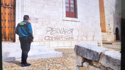 Investigado un menor de edad tras hacer varias pintadas en Tordesillas