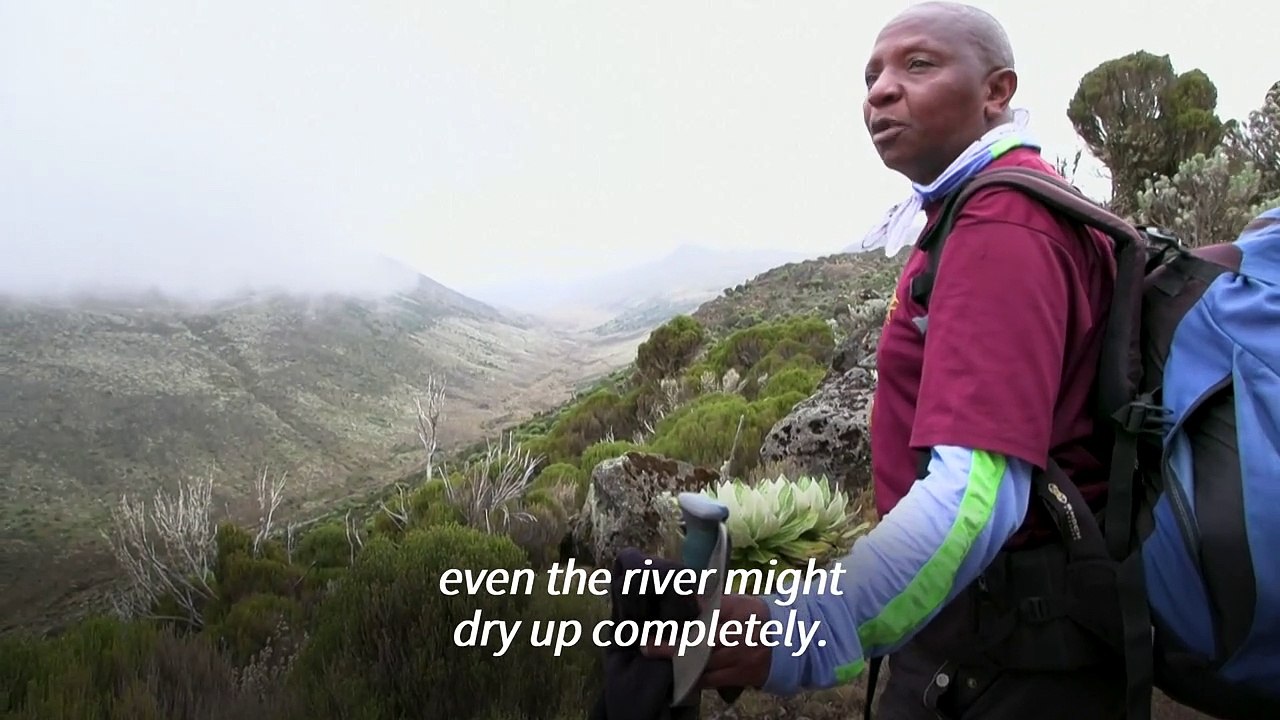 Guide fears Mt Kenya's 'beautiful' glacier will 'disappear completely'