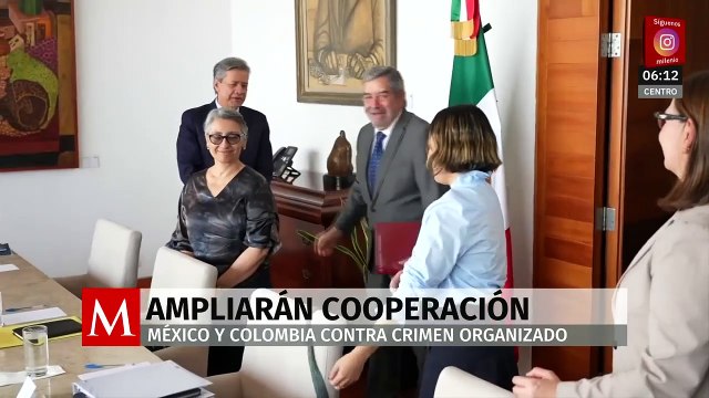 México y Colombia ampliarán cooperación contra el crimen organizado
