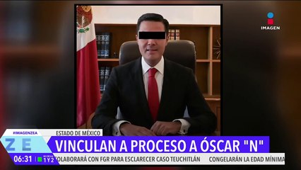 Vinculan a proceso a Óscar "N", ex presidente municipal de Almoloya de Juárez