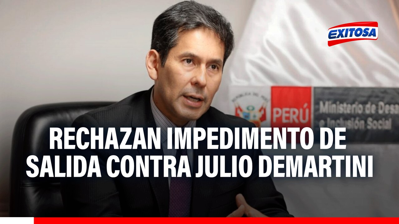 Julio Demartini: PJ rechaza impedimento de salida contra extitular de Midis por caso Qali Warma