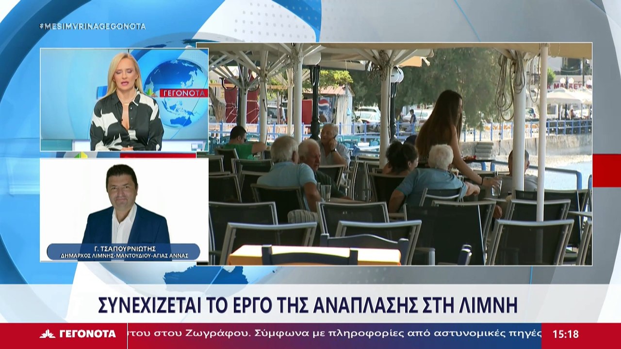 Ο Δήμαρχος Λίμνης Μαντουδίου Αγίας Άννας, Γιώργ...