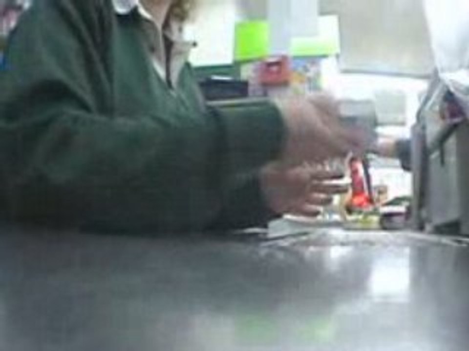 Passe à la caisse