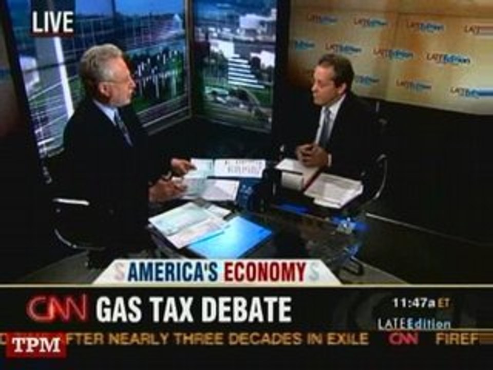 TPMtv: Sunday Show Roundup: Gas Tax Holiday (From Reality)