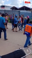 Montero, se registran peleas en las colas por combustible en el sector de la rotonda sur de la ciudad