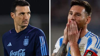 Messi está de baja con la Selección Argentina y así lo manifiesta Lionel Scaloni