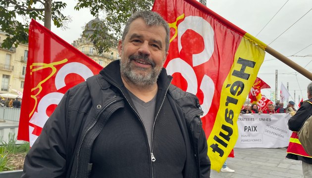 Manifestation du 20 mars : interview de Serge Ragazzacci, secrétaire de la CGT dans l'Hérault