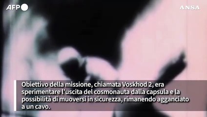 Leonov e la prima passeggiata nello spazio sessanta anni fa