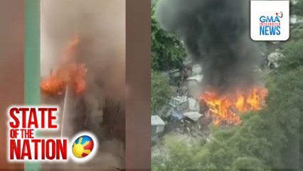 Mag-asawang senior citizen at kanilang anak, patay sa sunog sa Maynila | SONA