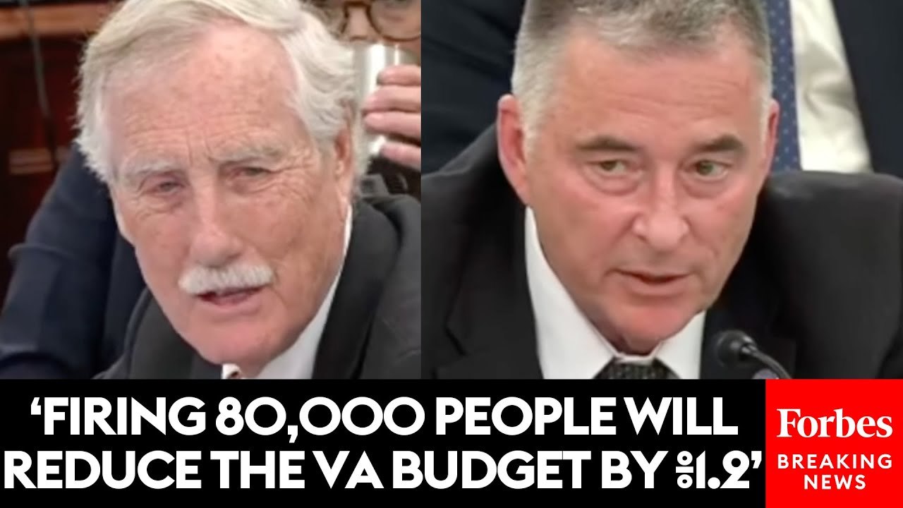 'This Is Performance, This Isn't Policy': Angus King Presses Trump Official On Mass Layoffs At VA