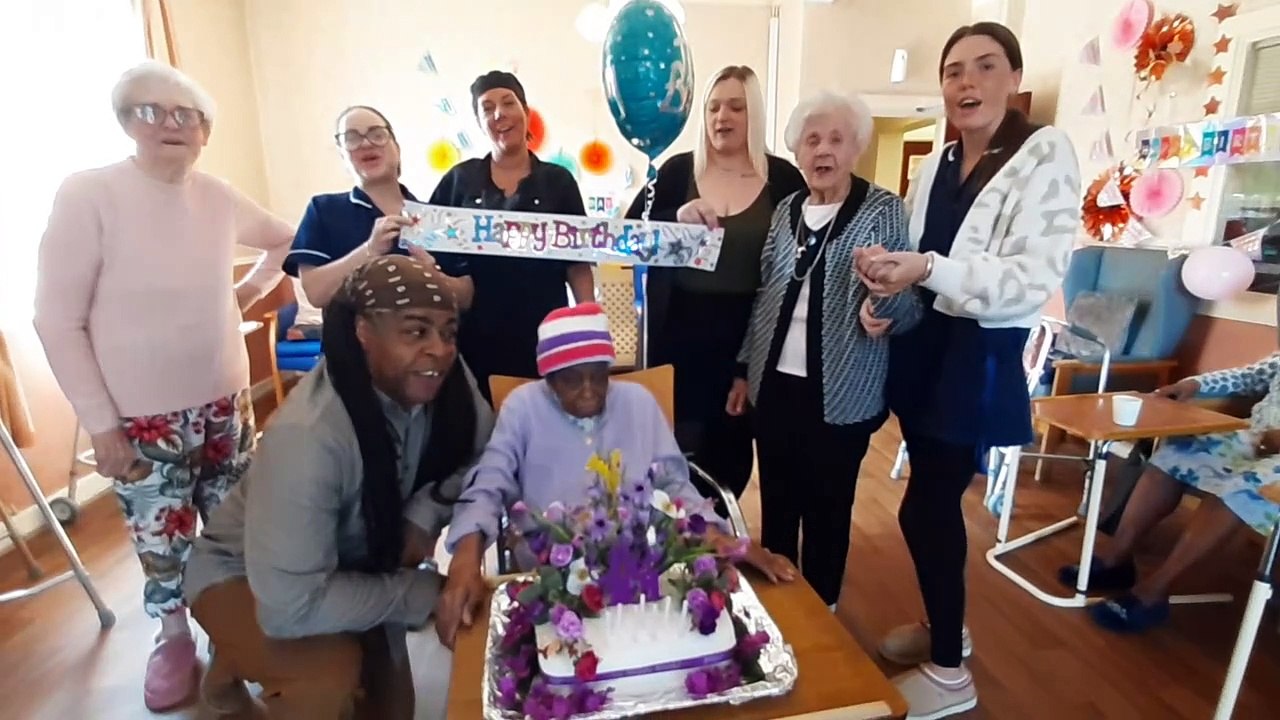 Olive Wilby  101 birthday.