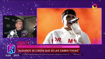 Roberto Piazza y su explosivo cruce con Lali Espósito y María Becerra: "Son unas imbéciles"