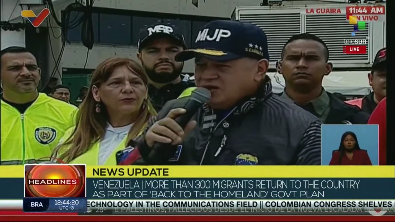 Diosdado Cabello: we will bring all our migrants back to the homeland