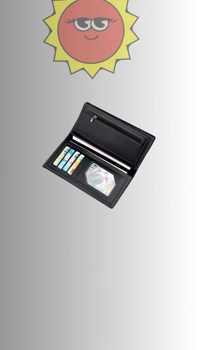 Stylish Slim Long Pu Leather Wallet Card Holder For Girls Clutch – Wallet For Men And Girls