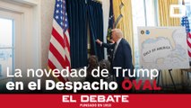 Trump muestra el cambio que ha introducido en el Despacho Oval: ¿Crees que Biden lo haría? Yo no lo creo»