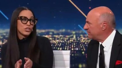 Awkward moment Shark Tank star Kevin O’Leary is scolded for touching fellow CNN guest