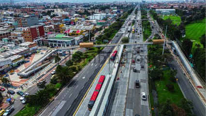 Habilitan el  tercer carril en el sector de Toberín de la autopista Norte