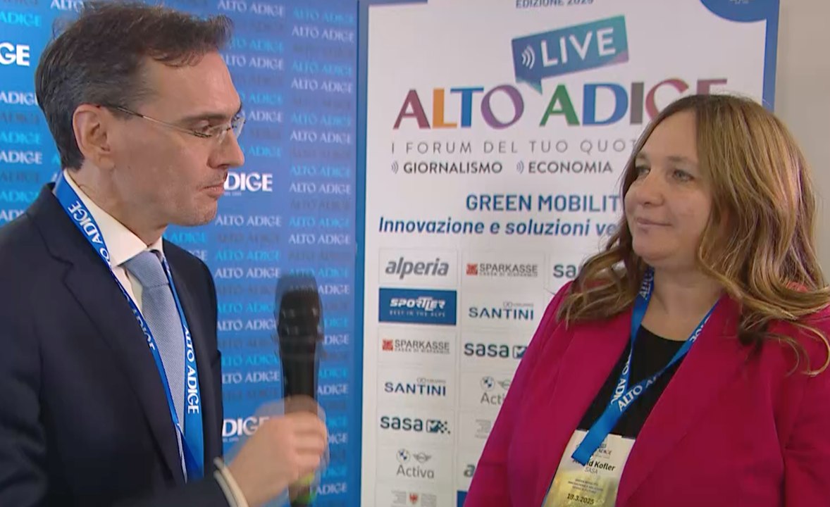 Il direttore dell'Alto Adige intervista Astrid Kolfer, presidente di Sasa