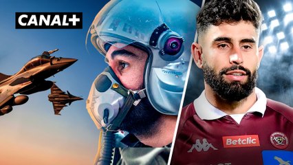 Romain Buros embarque à bord d'un Rafale