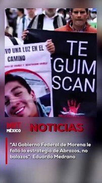 Eduardo Medrano acusó que Morena tiene vínculos con el crimen organizado: Solamente porque Trump amenazó con los aranceles, hoy si se ponen a hacer el trabajo .